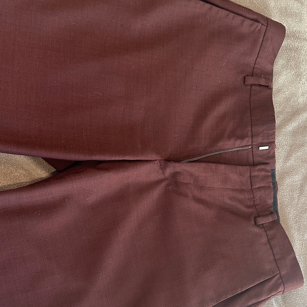 J.Crew Ludlow Slim-Fit, Stretch 4-Season Wool Pants in Mahogany , 31 X 32 - Picture 4 of 8